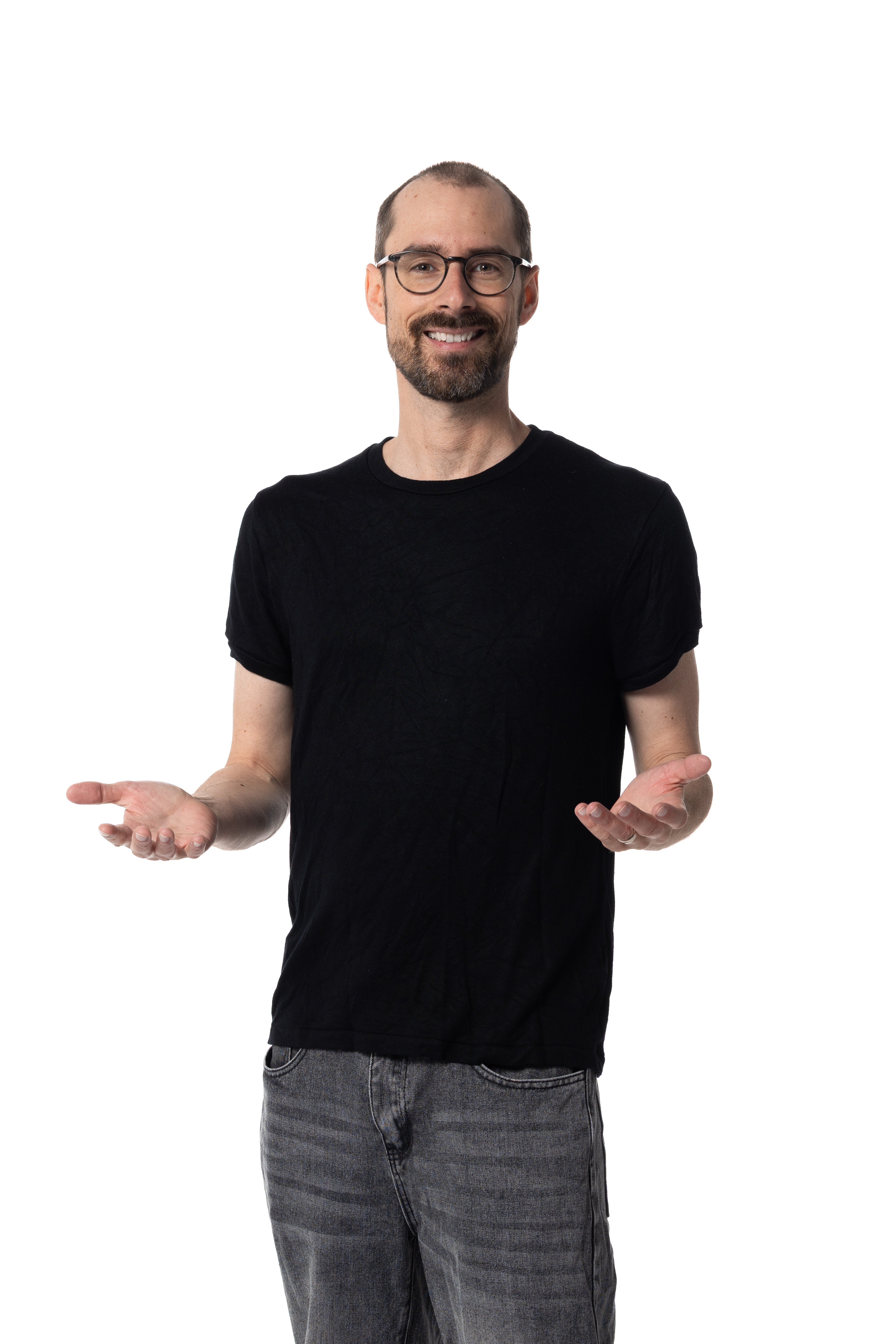 Cédric Vonlanthen with open arms