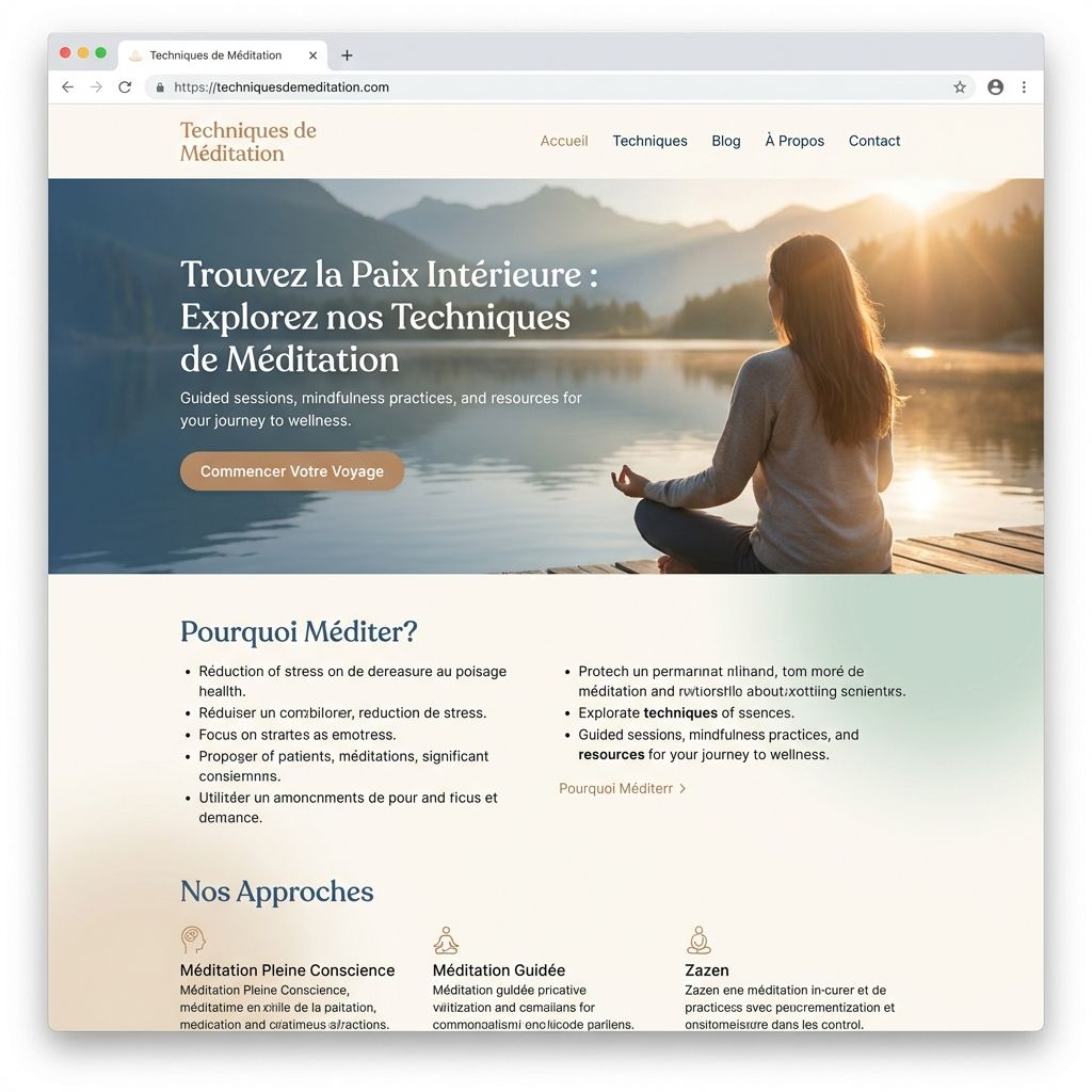 Site TechniquesDeMediation.com