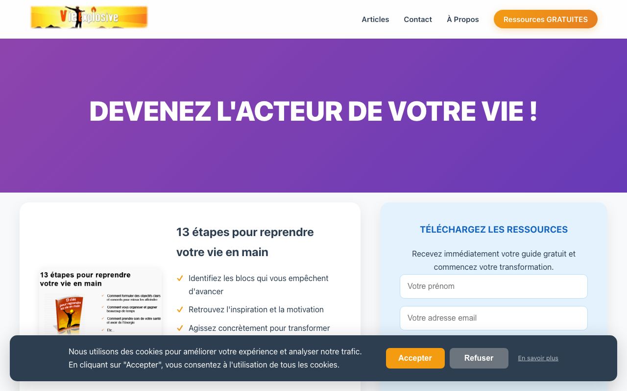 Site Vie-Explosive.fr