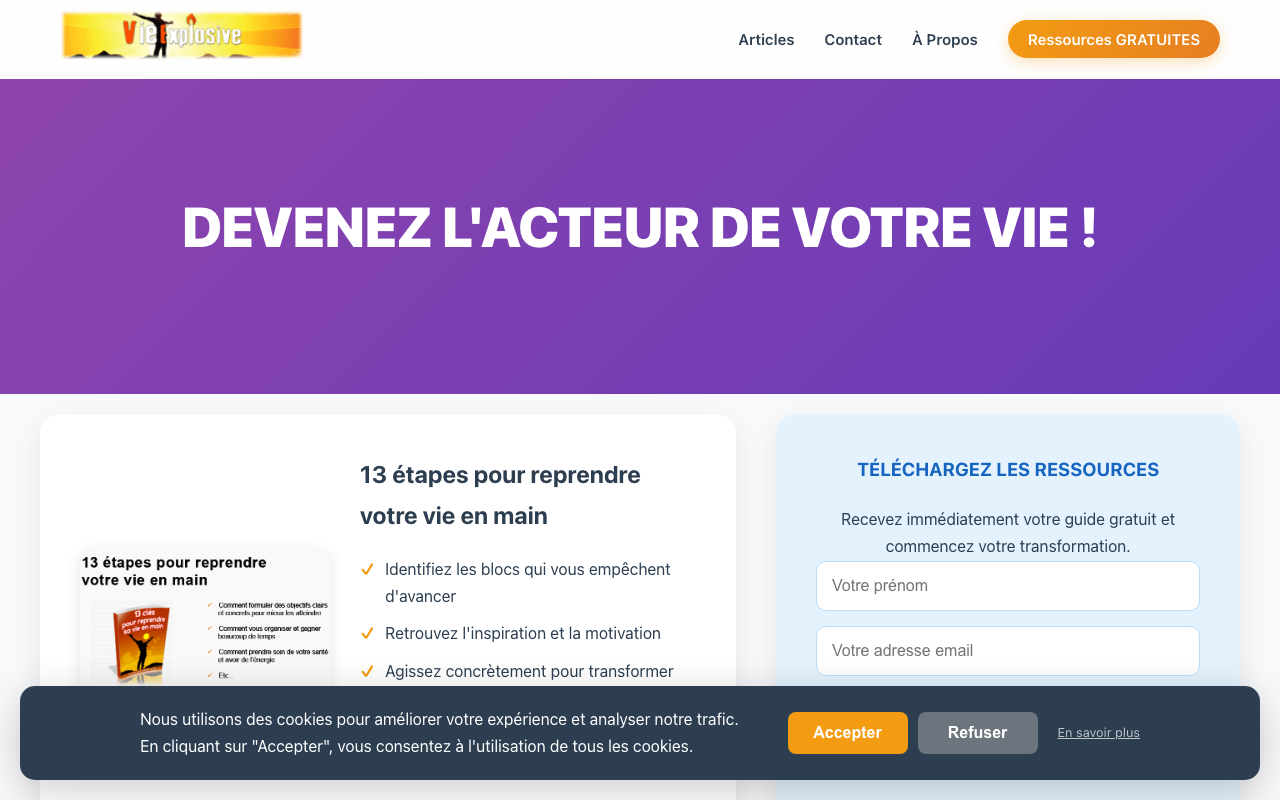 Site Vie-Explosive.fr