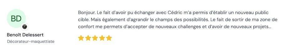 Témoignage de Benoît Delessert