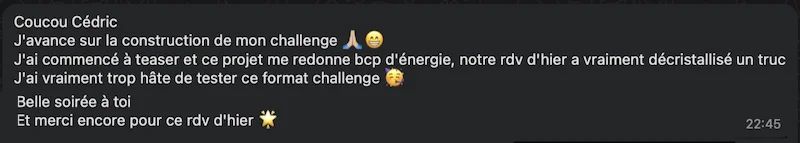 Témoignage de Marine Corgier