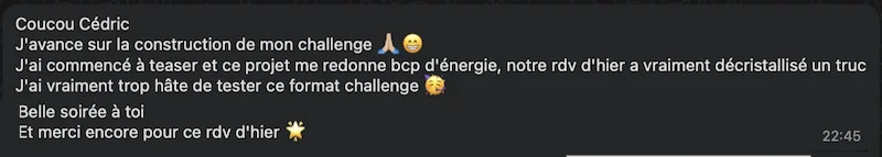 Témoignage de Marine Corgier